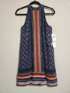 Taylor & Sage Sleeveless Bohemian-style Halter Dress Size Small NWT
